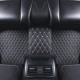 Purchase Black and Beige Stitching Luxury Leather Diamond Car Floor Mats Purchase Black and Beige Stitching Luxury Leather Diamond Car Floor Mats