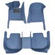 Purchase Blue Luxury Leather Diamond Car Floor Mats Purchase Blue Luxury Leather Diamond Car Floor Mats