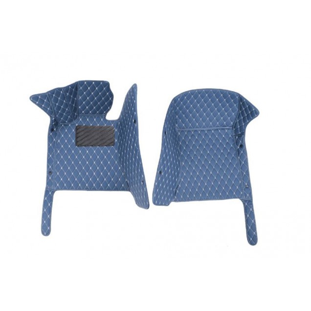 Purchase Blue Luxury Leather Diamond Car Floor Mats Purchase Blue Luxury Leather Diamond Car Floor Mats
