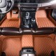 Purchase Brown Luxury Leather Diamond Car Floor Mats Purchase Brown Luxury Leather Diamond Car Floor Mats