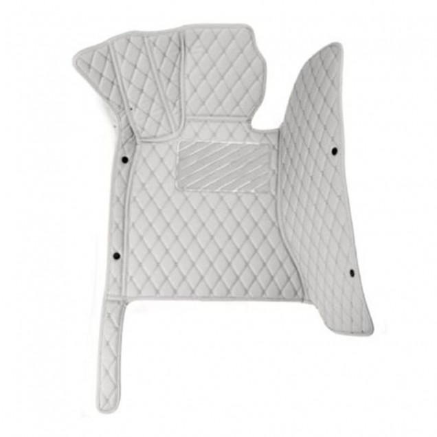 Purchase Grey Luxury Leather Diamond Car Floor Mats Purchase Grey Luxury Leather Diamond Car Floor Mats