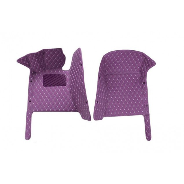 Purchase Purple Luxury Leather Diamond Car Floor Mats Purchase Purple Luxury Leather Diamond Car Floor Mats