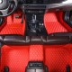 Purchase Red Luxury Leather Diamond Car Floor Mats Purchase Red Luxury Leather Diamond Car Floor Mats