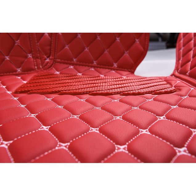 Purchase Red Luxury Leather Diamond Car Floor Mats Purchase Red Luxury Leather Diamond Car Floor Mats