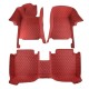 Purchase Wine Red Luxury Leather Diamond Car Floor Mats Purchase Wine Red Luxury Leather Diamond Car Floor Mats