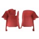 Purchase Wine Red Luxury Leather Diamond Car Floor Mats Purchase Wine Red Luxury Leather Diamond Car Floor Mats