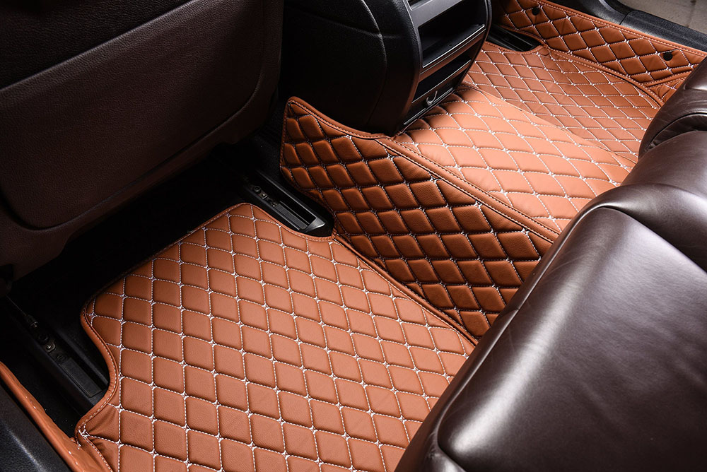 Purchase Brown Custom Diamond Car Mats