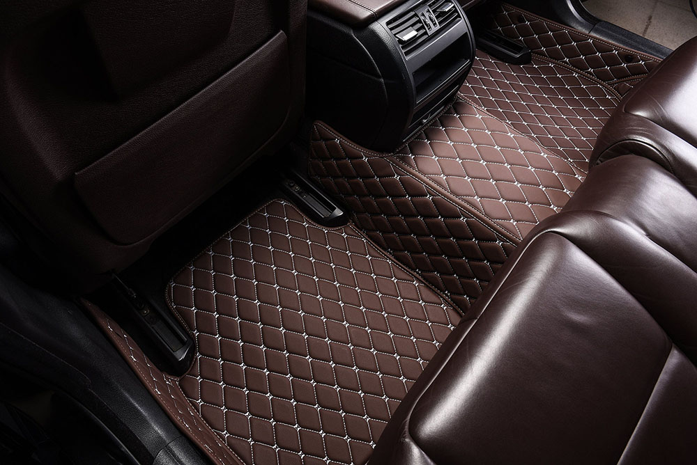 Purchase Dark Brown Custom Diamond Car Mats