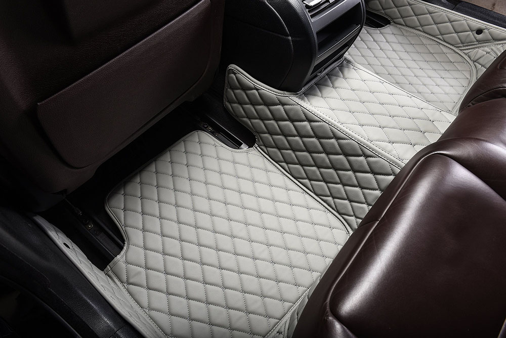 Purchase Grey Custom Diamond Car Mats