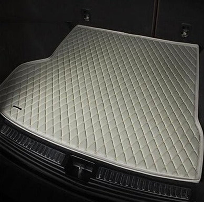 Purchase Grey Luxury Leather Diamond Trunk Base Mats