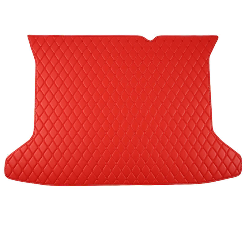 Purchase Red Luxury Leather Diamond Trunk Base Mats
